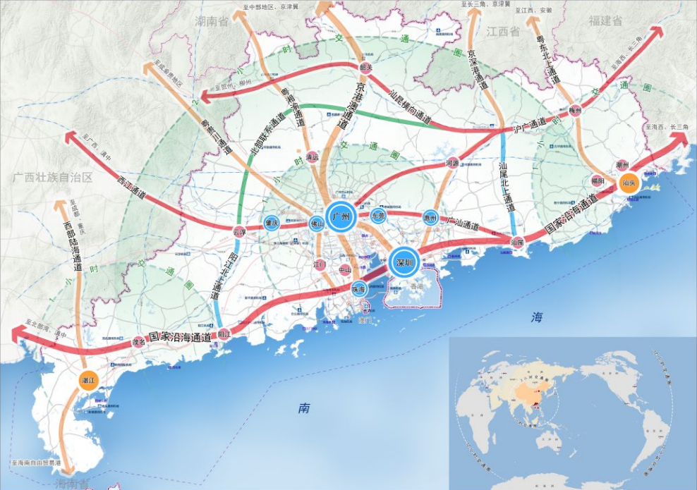 广东2035年高铁规划图,广东高速规划图2020-2035 《广东省国土空间规划2020-2035年》公众版发布,预留